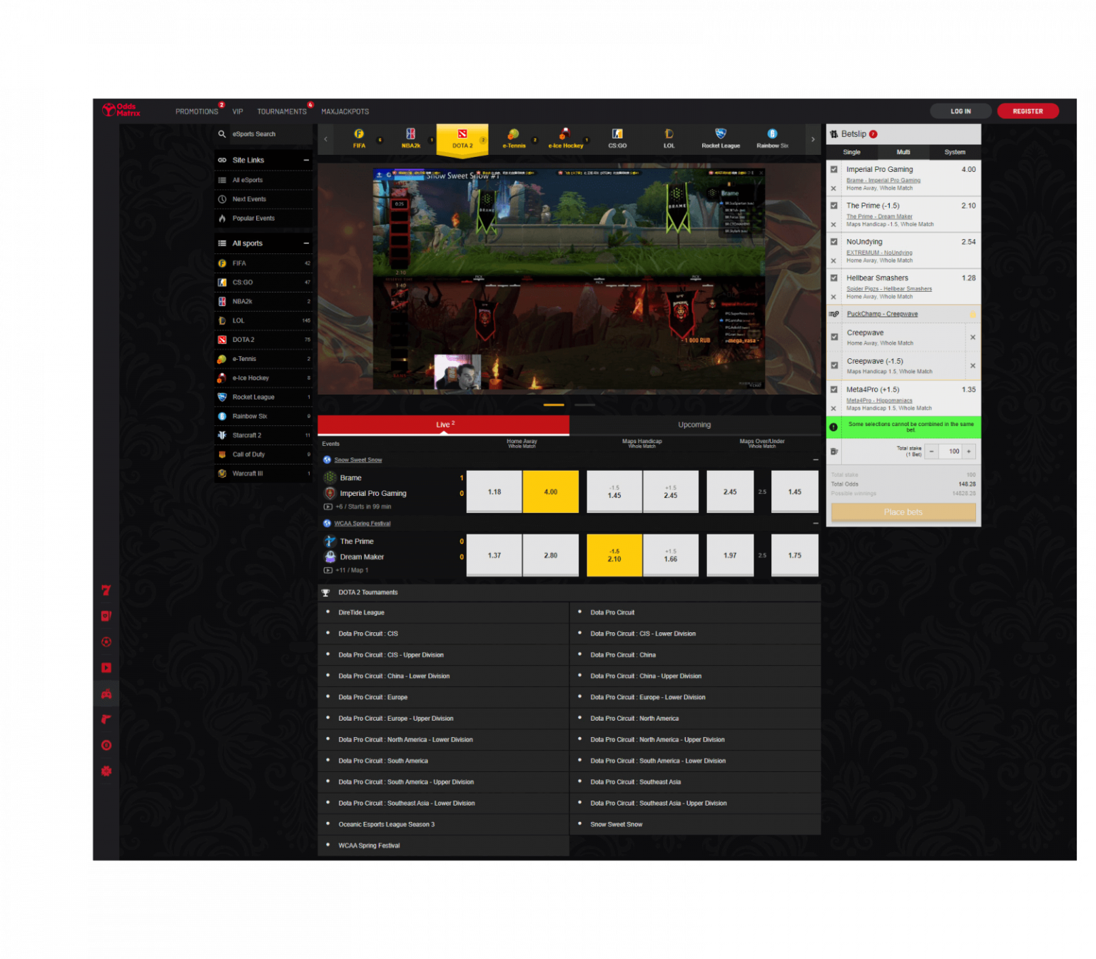 Oddsmatrix XML & JSON Bookmaker Odds Feed & API Solutions – OddsMatrix