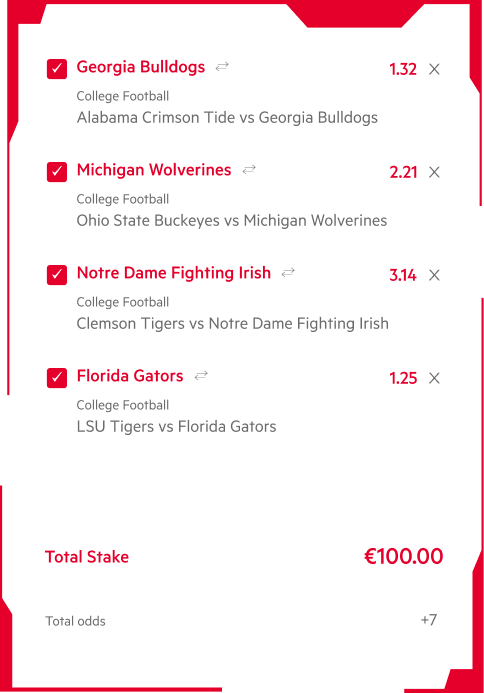 INSTANT College Football BETTING ODDS, STATS, SCORES, AND SETTLEMENT